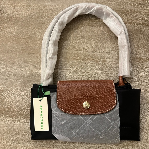 NWT Classic Longchamp black medium tote bag - Picture 3 of 11